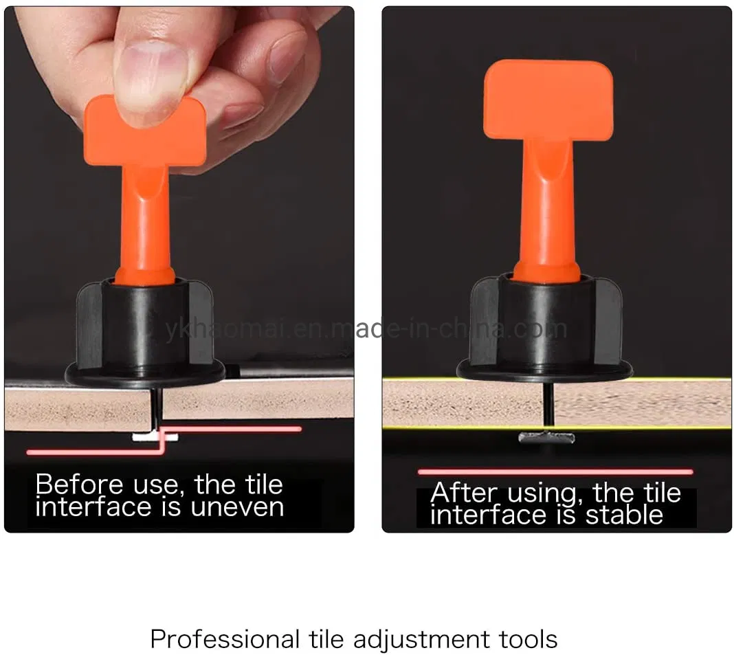 2022 Amazon Hot Sale Tile Leveling System 100PCS Ceramic Leveler 4PCS Special Wrenches 500PCS Tile Spacers 2mm Wall Tiling Tools