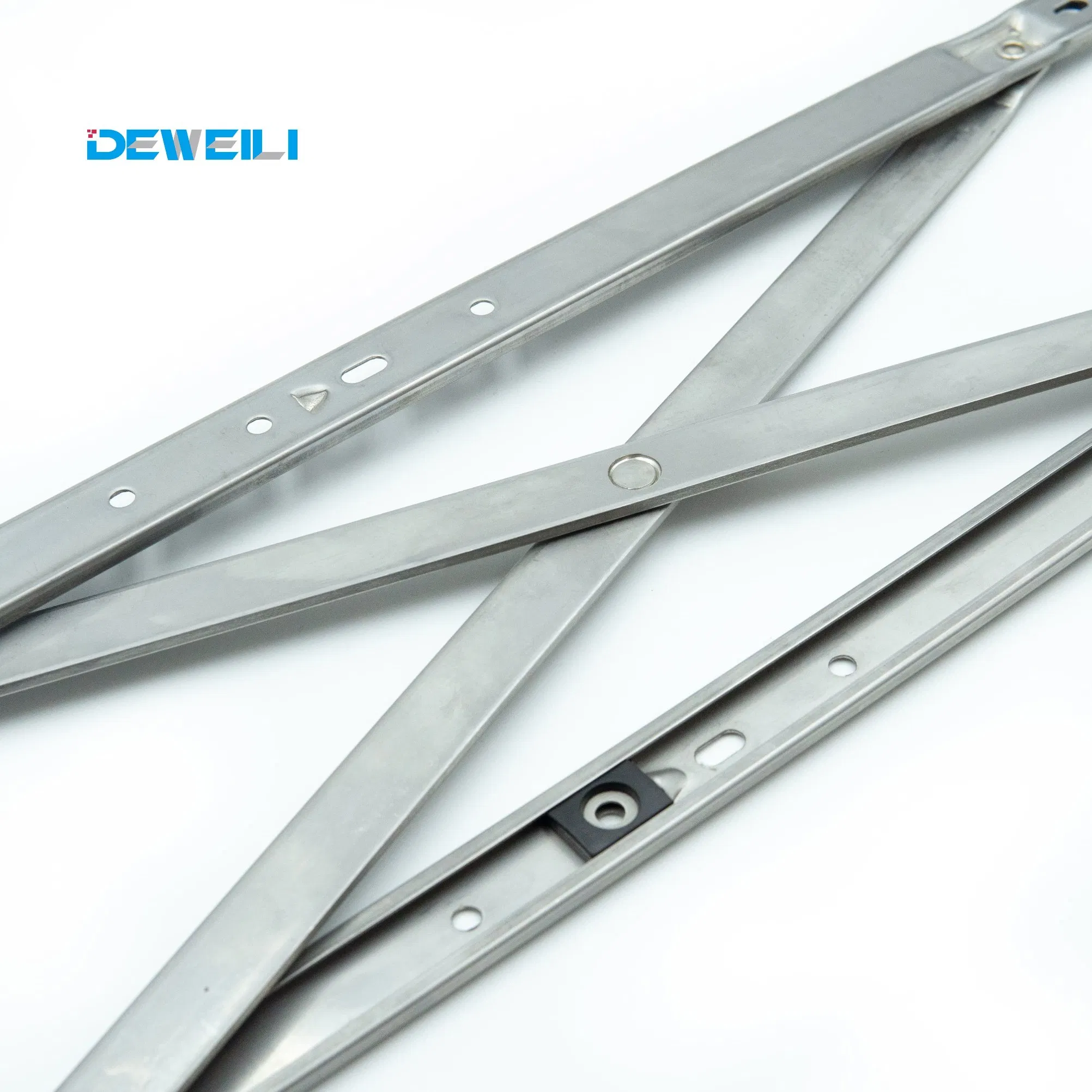 Parallel Hinge Hardware Accessories 22mm Square Groove Stainless Steel Folding Hinge Curtain Wall Window