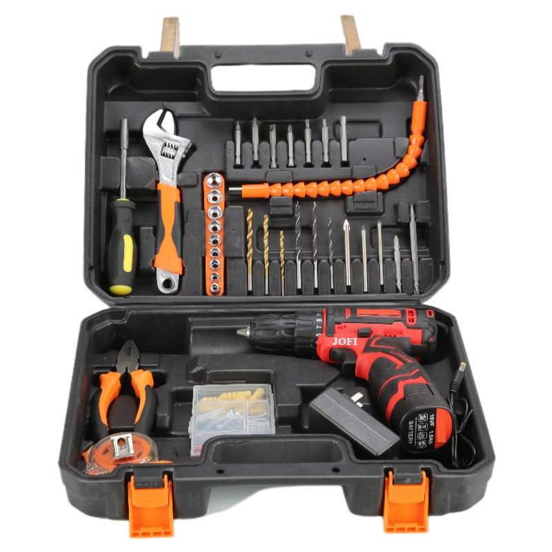 Аккумуляторная дрель-шуруповерт Super Power 12V с набором бит