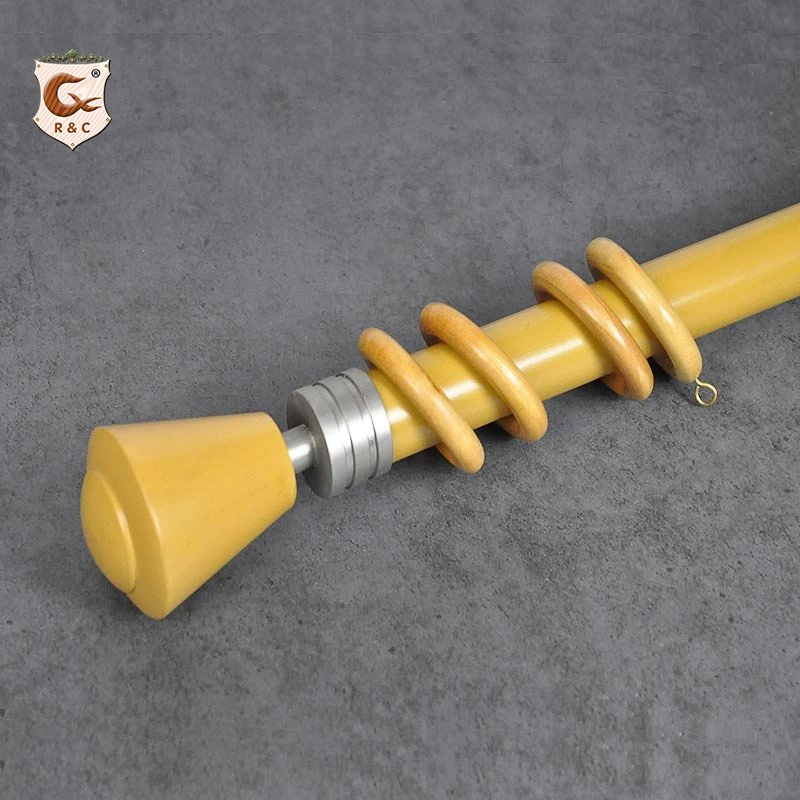 Manufacture Decorative 28mm Wood Curtain Rod