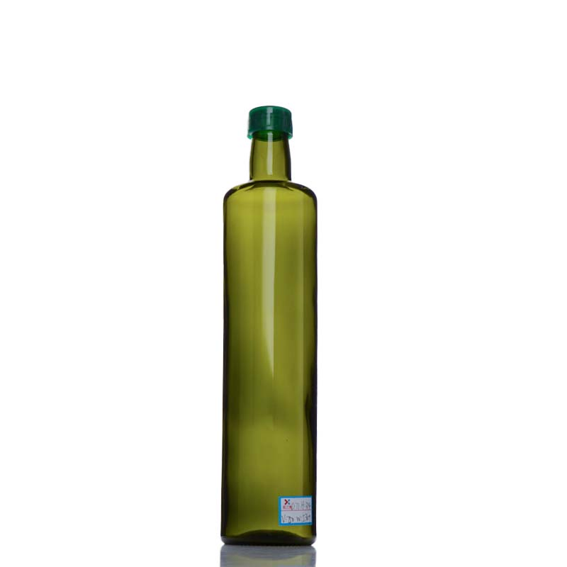 100ml 250ml 500ml 750ml 1000ml Glass Vinegar Bottles Green Color Olive Oil Glass Bottle