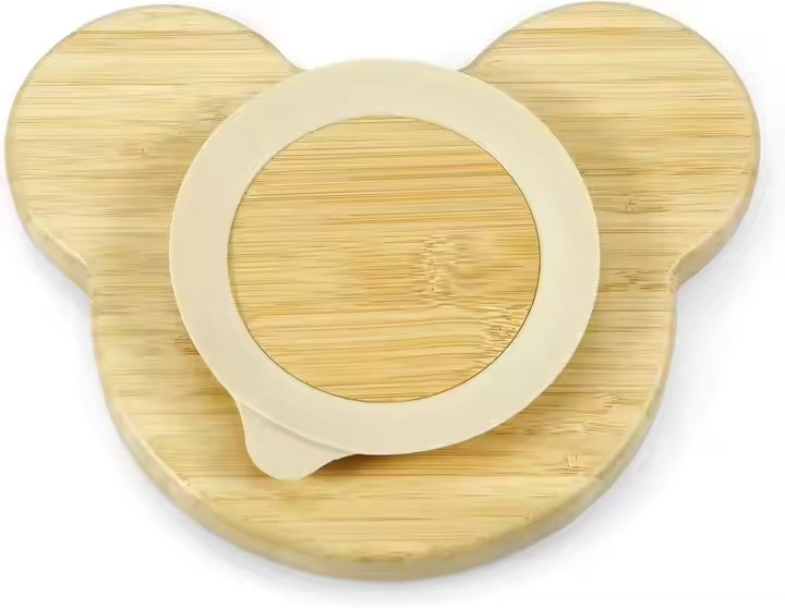 Healthy Eco-Friendly Bamboo Plate for Kids
