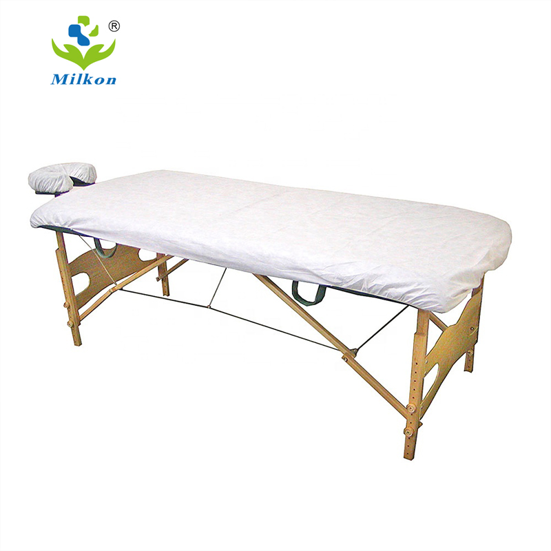 Bed Massage Sheets SPA Non Woven Water Proof PP PE Surgical Disposable Bed Sheet for Hospital