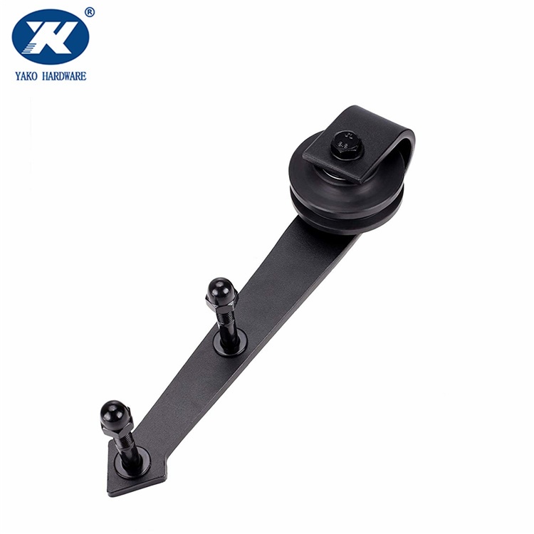 Carbon Steel Barn Door Hardware Arrow Shape Sliding Barn Door System Hardware