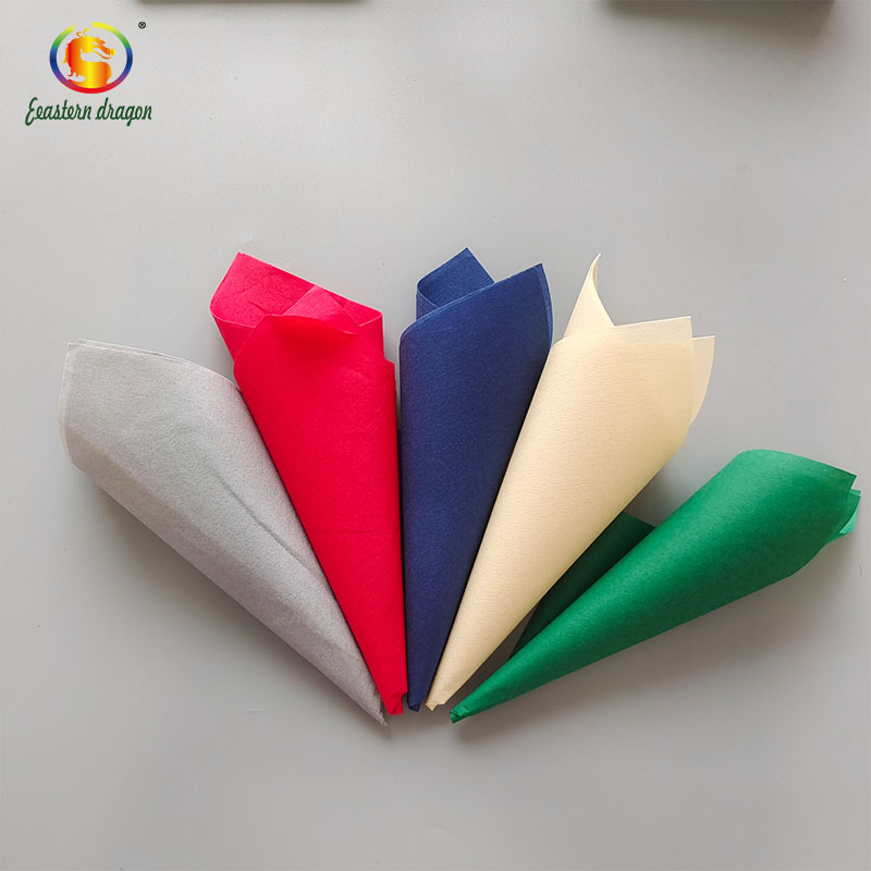 Customized Logo Multiple Colors Napkin Papers for Restaurant and Home
