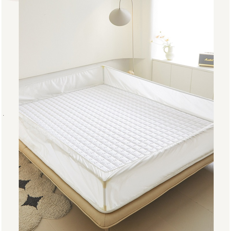 Joy Home Fashion Non-Slip One-Piece Waterproof Padded Fixed Mattress Protector Bed Sheet Fitted Shee