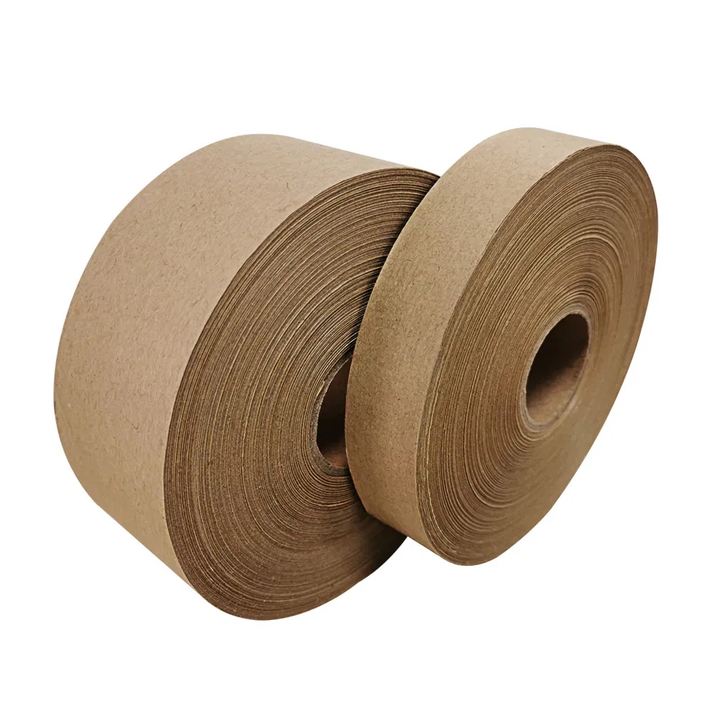 Imported Wood Pulp Raw Materials No Logo Writable Kraft Paper Tape