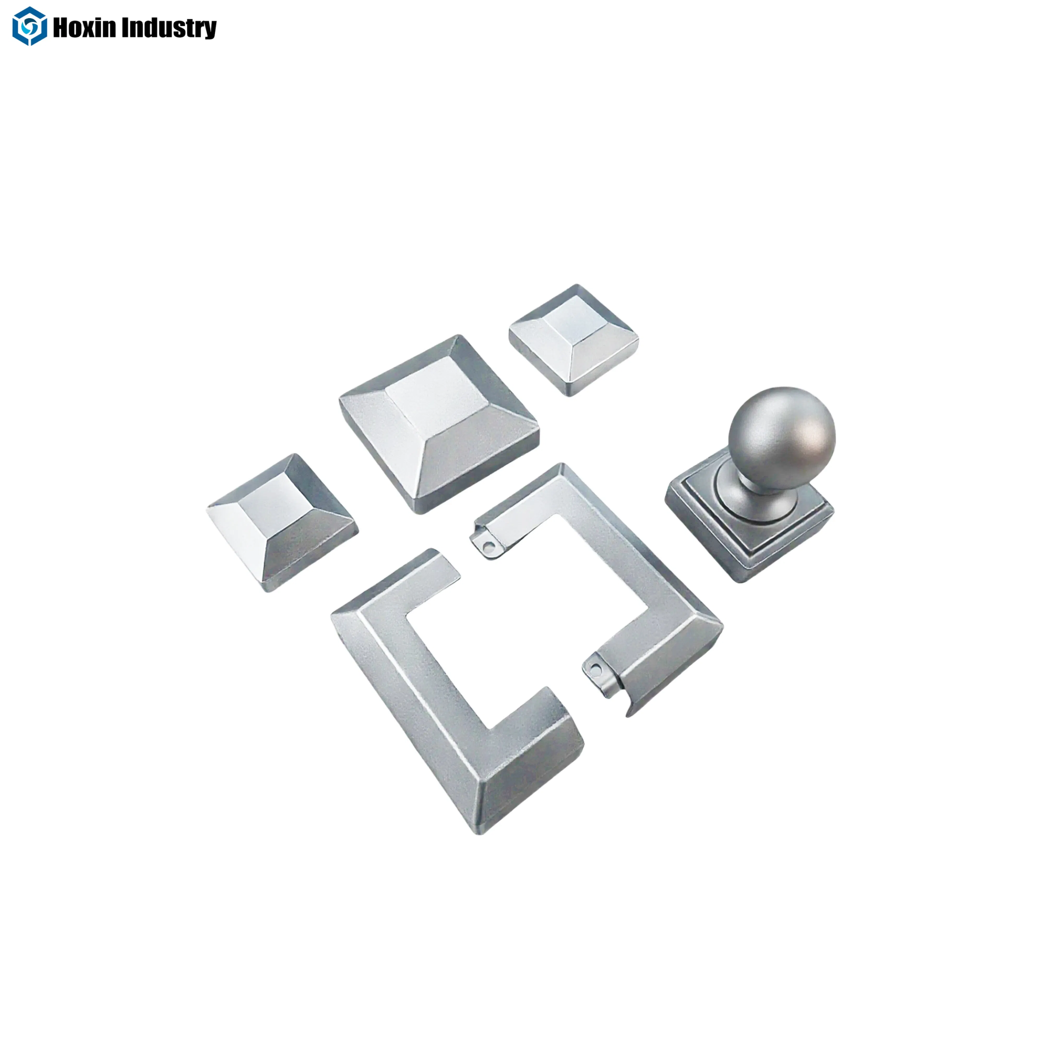 Premium Customized Aluminum Round Fence Post Cap Decorative Metal Fittings for Garden