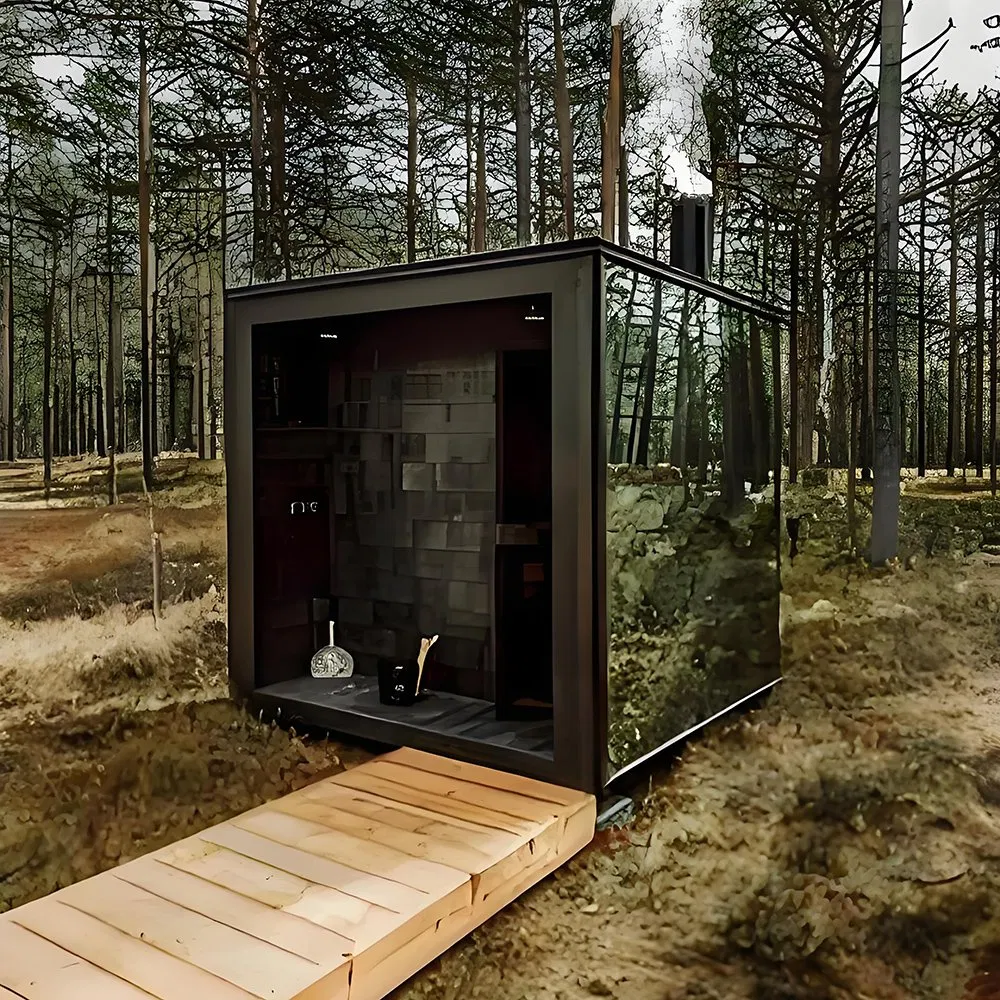 Премиум сауна-куб на 4-6 человек с индивидуальным дизайном