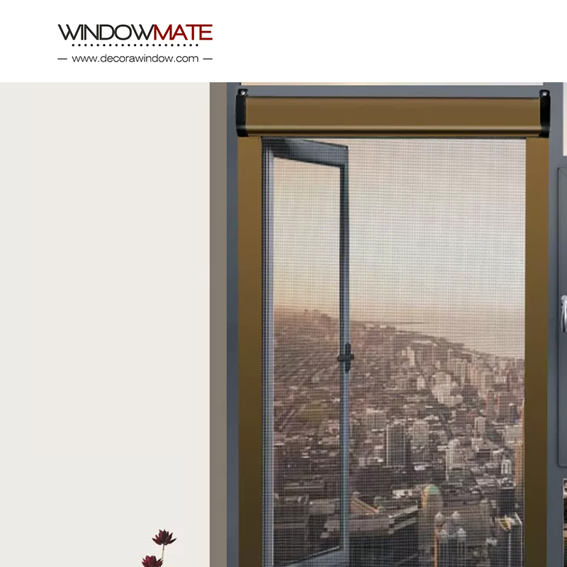 Wholesale Anti-Mosquito Folding Window Screens Support Custom Anti-Insect Screen Doors