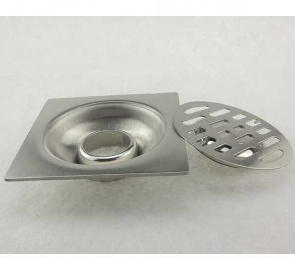 Квадратный напольный трап с антизапахом и быстрым сливом