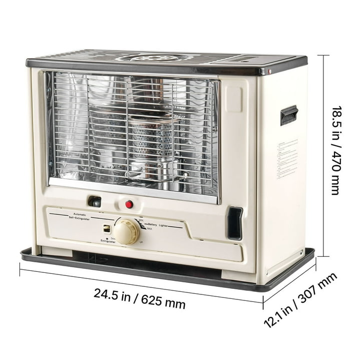 Tonysun Portable Safety Auto Shut-off Tip-Over Protection Kerosene Heater for Indoor and Outdoor Use