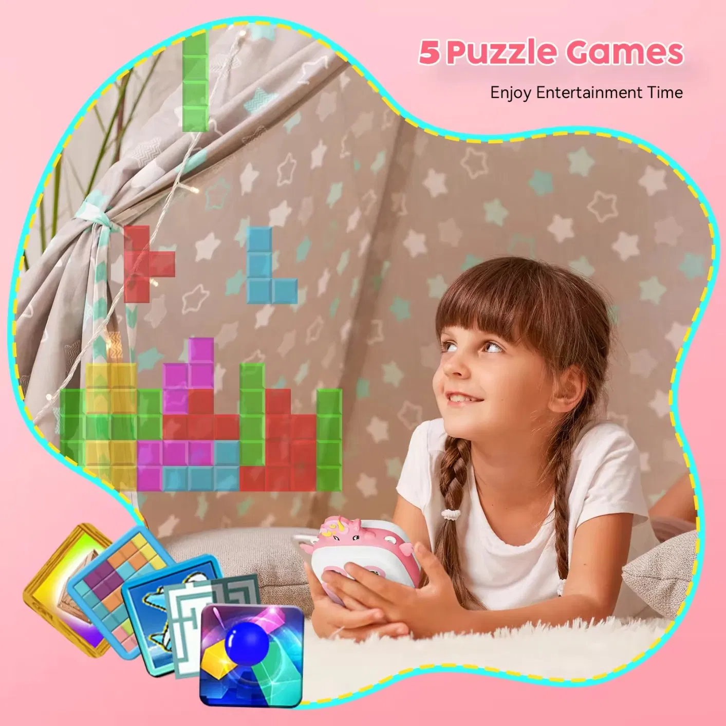 Factory High Quality Kids Printing Video Photo Toys 2inch 1080P 16X Children's Camera with Instant Printing for Christmas Gifts