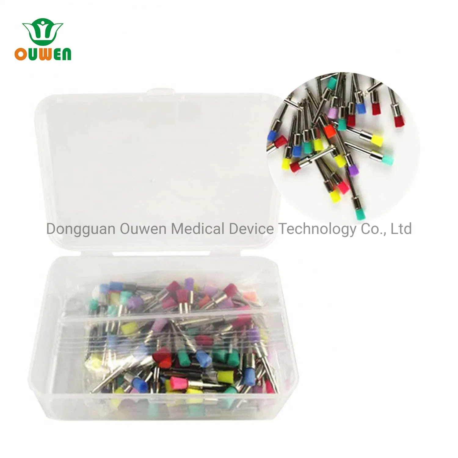 CE/FDA/ISO13485 Bristle/Nylon Dental Polishing Brushes Polisher Disposable Prophy Brush