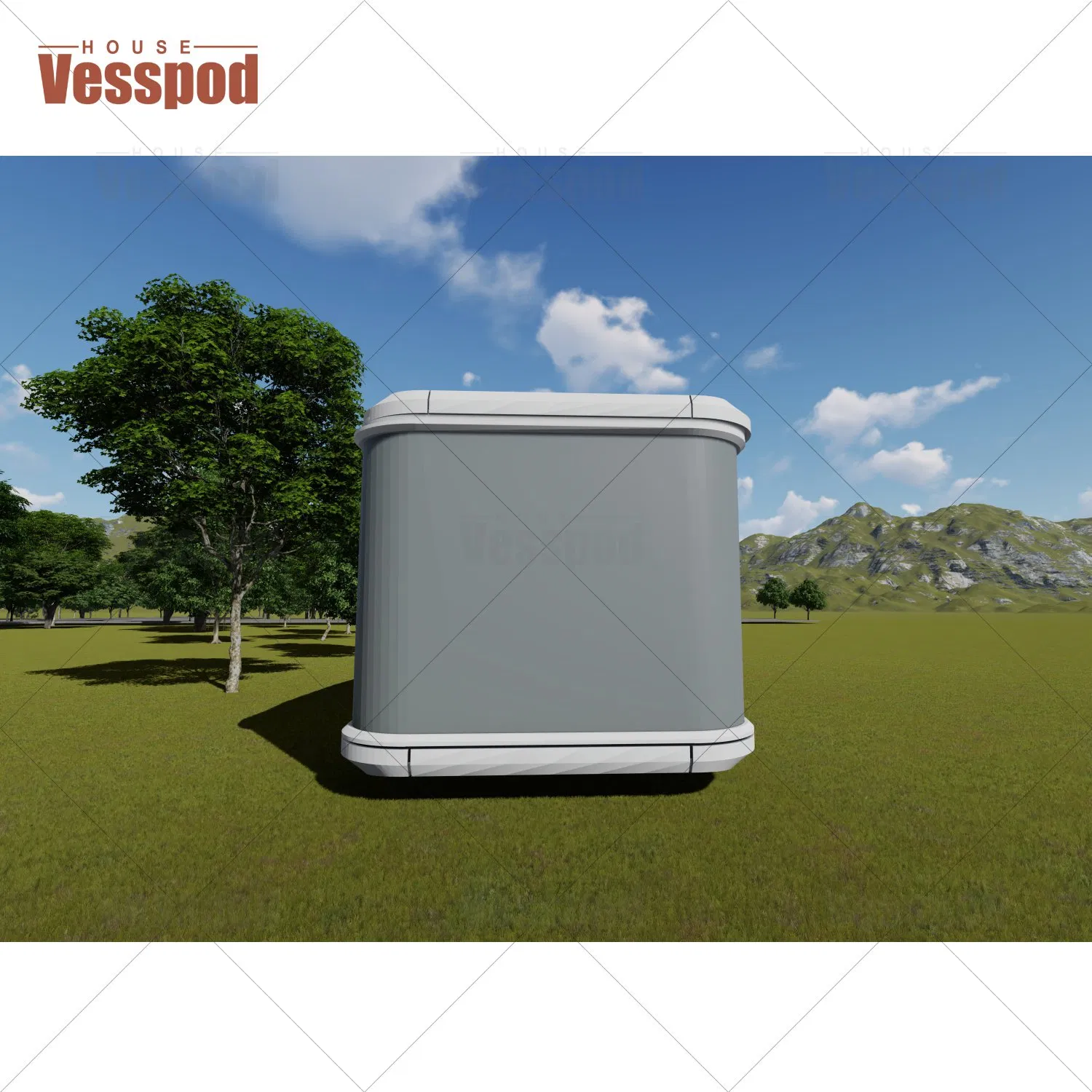 2023 20FT/40FT Luxurious Prefabricated Modular Sea View Sun Room Beach Room Apple Cabin Bar Office Pod