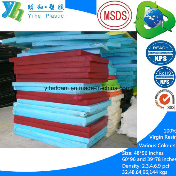 48 X 96 PE EVA Panel Custom LDPE Foam Sheets 4 Pcf