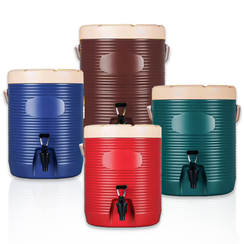 Daosheng Red Blue Green Brown Portable Restaurant and Coffee Shop Use Hot Water Keep Warm Insulation Milk Tea Bucket