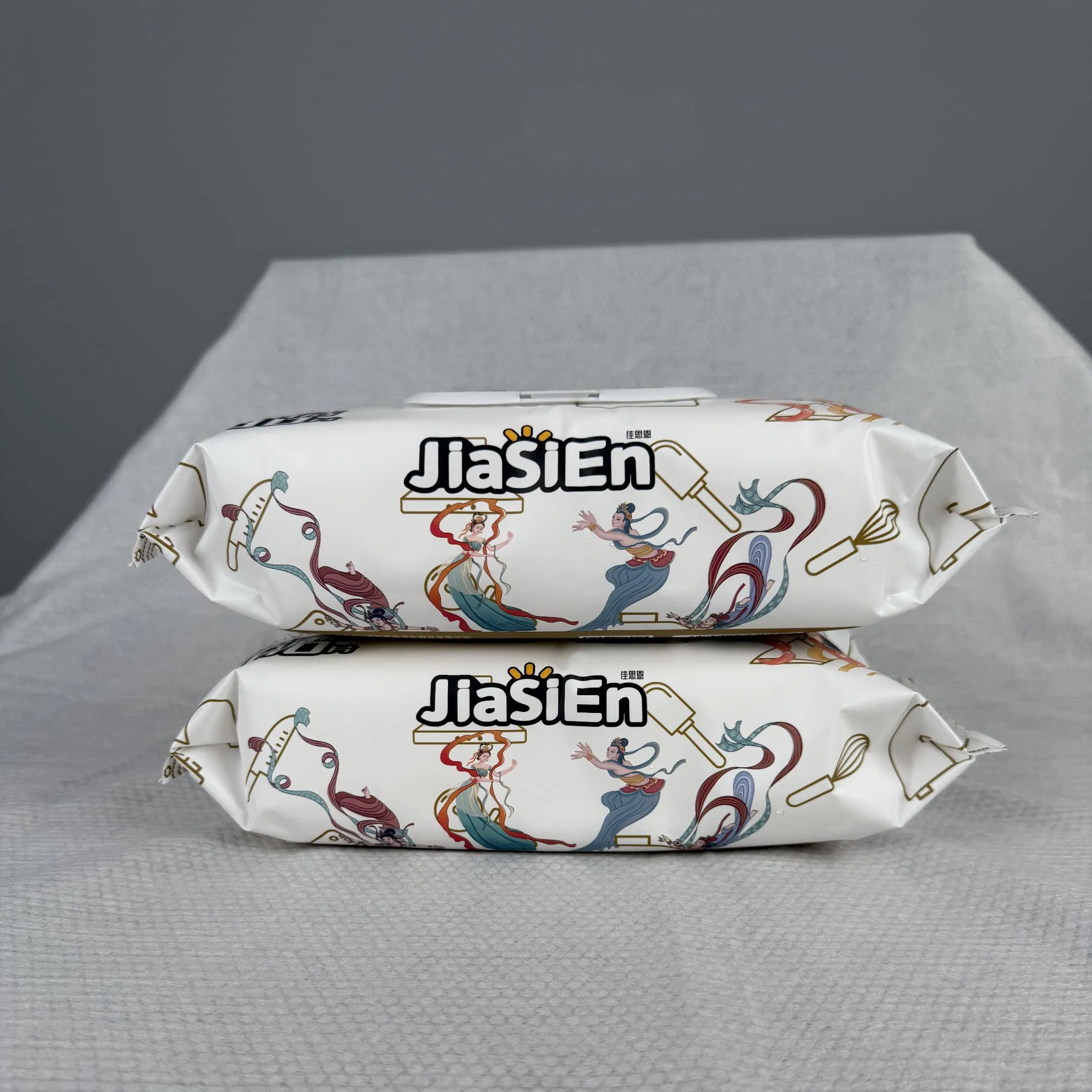 Eco-Friendly Fresh Pure Water Kitchen Cleaning Wet Tissue for Effortless Surface Shine