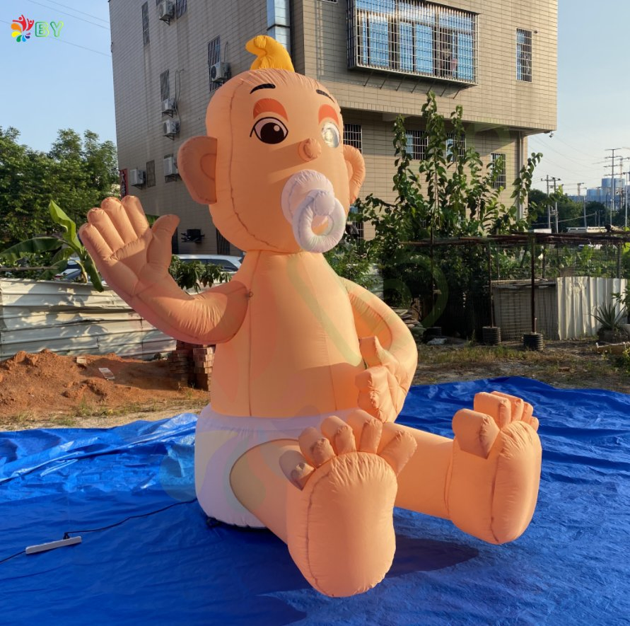 Fast Delivery Holland Baby Girl Party Decoration Inflatable Baby Body Doll Balloon