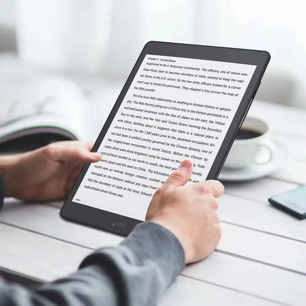 10.1 Inch Ebook Reader Device with Android 11, Quad Core, WiFi Optional, Bt, TF, A4, Metal, Pre 4GB+64GB Electronic Book Reader