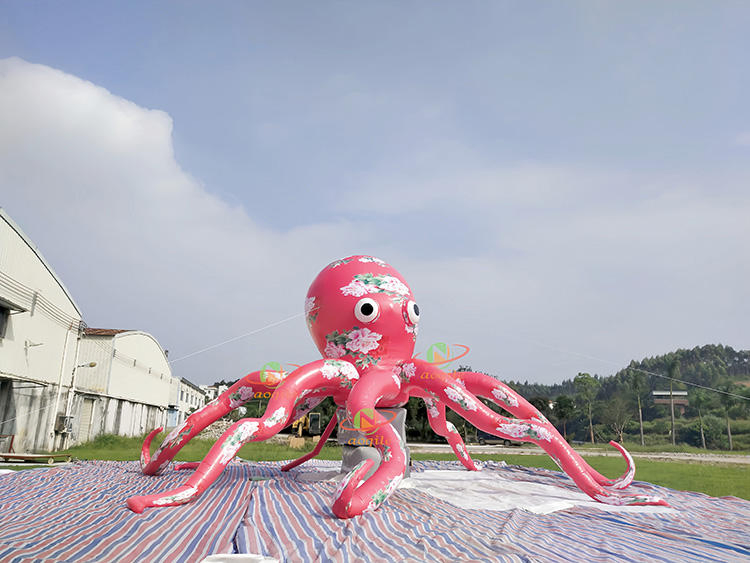 Inflatable Architectural Art Hanging Octopus Decoration Inflatable Octopus Model Halloween Decoration