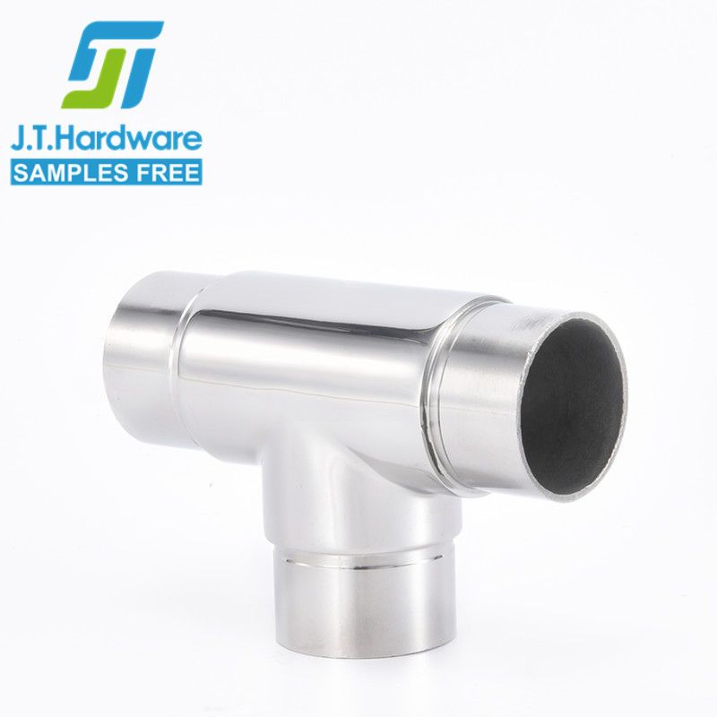 Direct Sale 304 316 Stainless Steel 2205 Flush Joiners Tee for Railings Connector