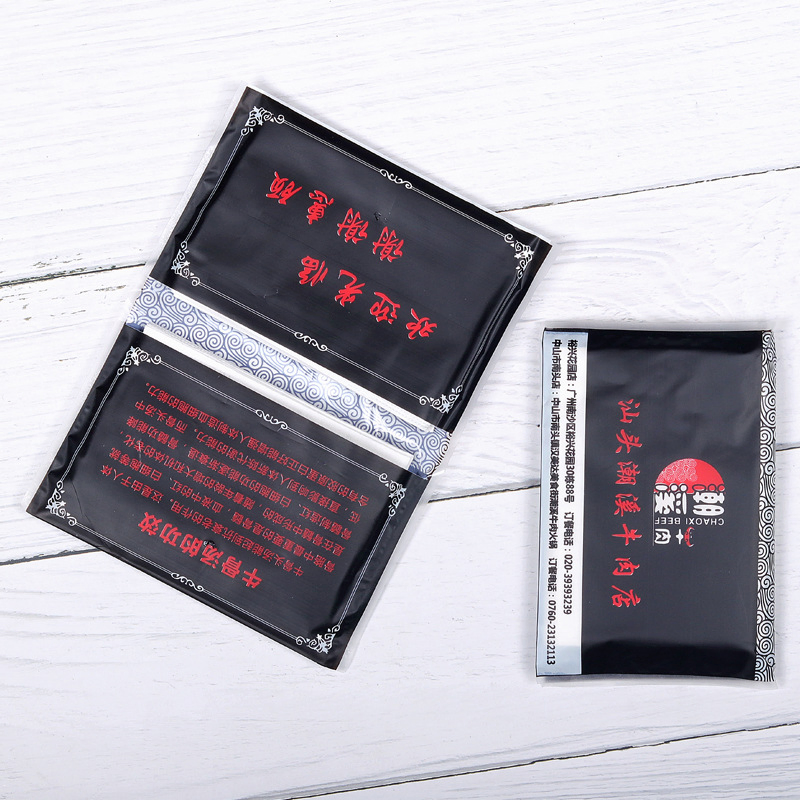 Custom Branded Advertising Wallet Tissue Paper Eco Friendly Virgin Wood Pulp Mini Wallet Pocket Tissue with Logo