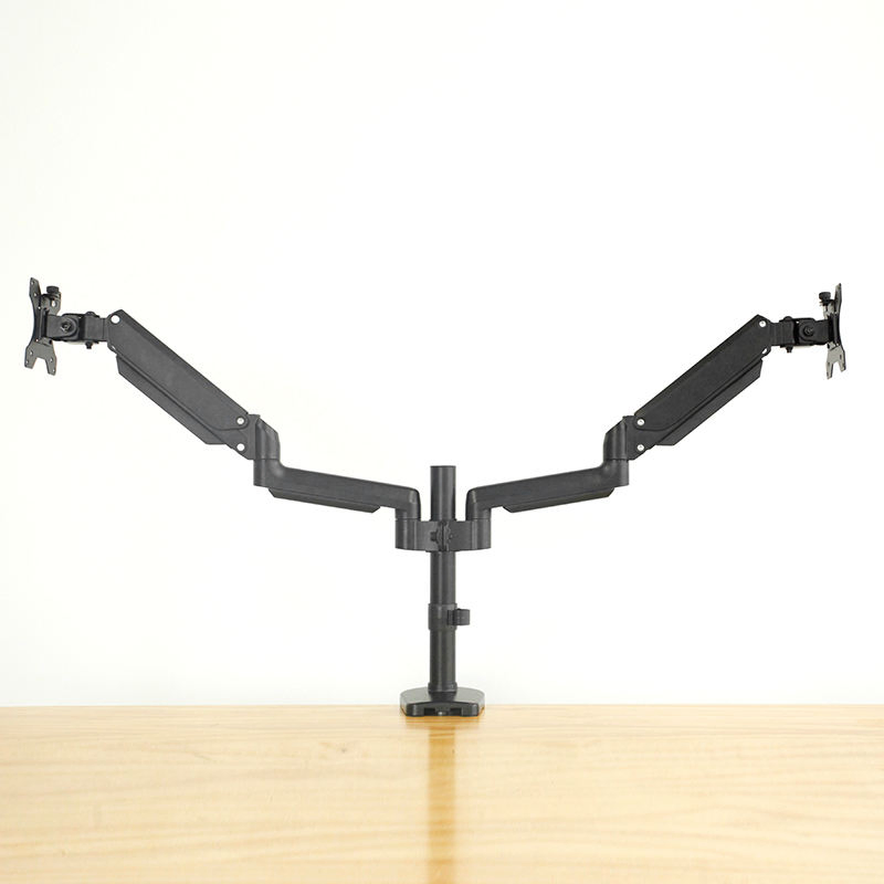AG7p-42 Dual Monitor Stand, Height Adjustable Spring Monitor Stands for 2 Monitors Desk Mount Fits and Office Furniture