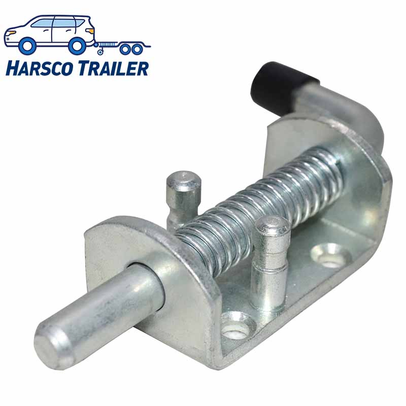 135mm Zinc-Plated Spring Pin Latch Spring Bolt Latch for Trailer Gate