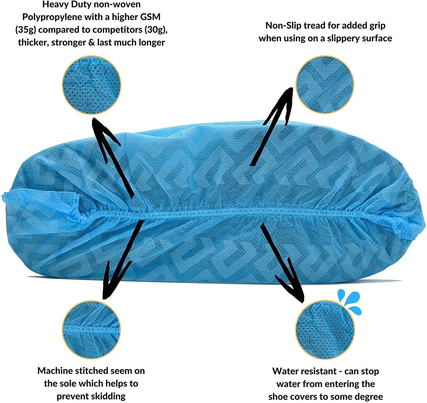 Integrated Medical Consumables Second Generation Portable Rainproof PVC Boot Cover New Anti-Skid Wear-Resistant Rain Shoe Cover