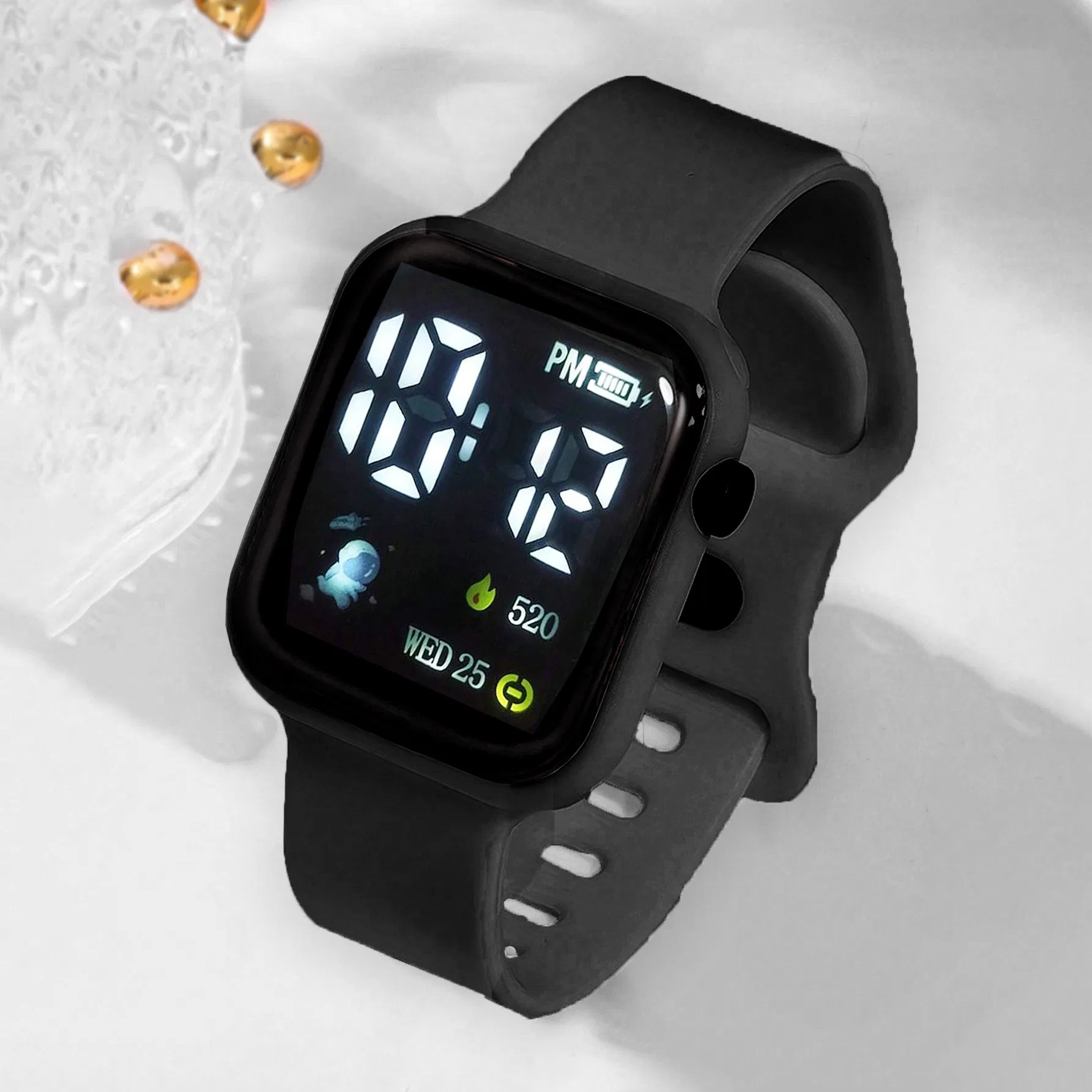 Gift Set Watch Set Cutoon Cute Child Digital Girl Couple