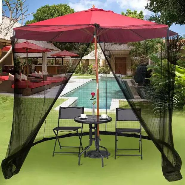 Outdoor Mosquito Net Net Courtyard Umbrella Net Cover Insect-Proof Mosquito Net Sunshade Anti-Mosquito Net Cover