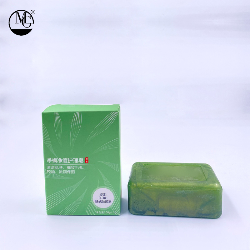 Natural Plant Extracts Daily Skin Cleansing and Acne Prevention Effective Anti-Mite Soap