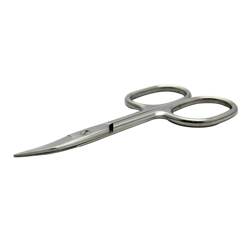 3.5mm Thickness 3.5inch Stainless Steel Eyebrow Manicure Cuticle Scissors D
