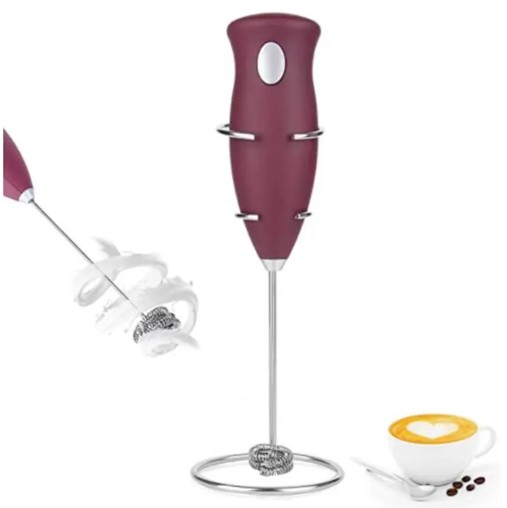 Automatic Mini Home Use Quick Stainless Steel Coffee Frother Milk Foam Maker with Battery Controlled