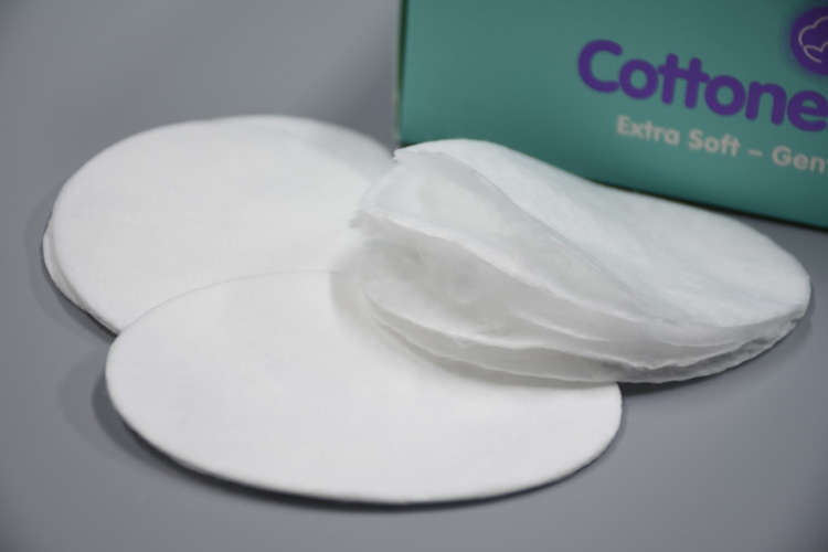 Disposable Round Cosmetic Facial Cotton Pads for Skin Cleaning Disposable Makeup Remover Pads