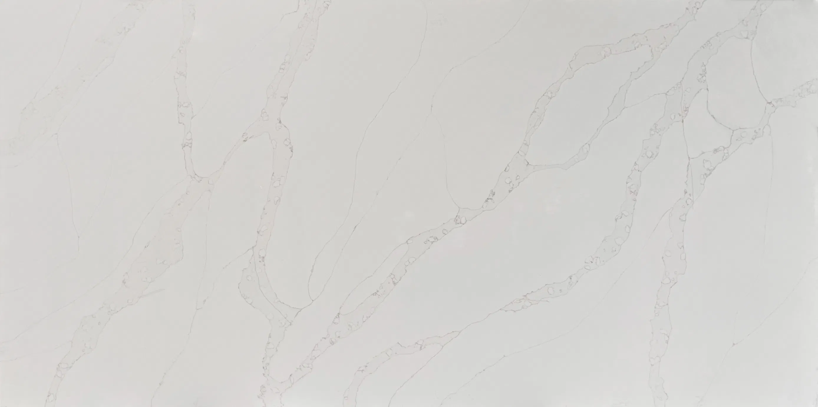 Modern Engineered Stone 20mm Thick Big Size Quartz Sleek Stone Sustainable Calacatta Quartz Stone