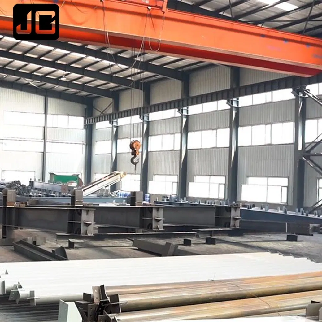 Industrial Prefabricated Metal Construction Steel Structure Prefab Garage with H Section