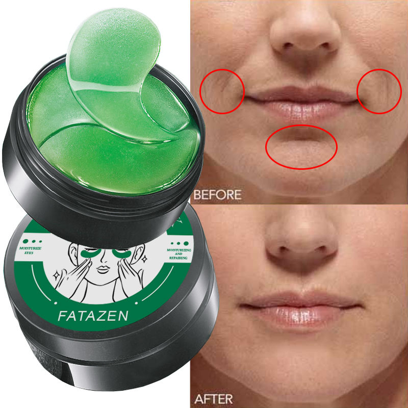 Oemmultifunction Refreshing Smooth Foreheadneck Eye Mask Natural Green Tea Patch Under Eyes Moisturizing Anti Wrinkle Eye Mask
