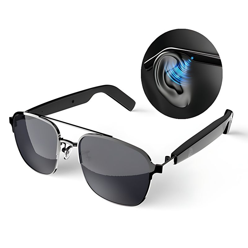 Smart Sunglasses Polarized Glasses Ai Portable Music Stereo Wireless Headphone Sports Riding Sunglasses Earphones