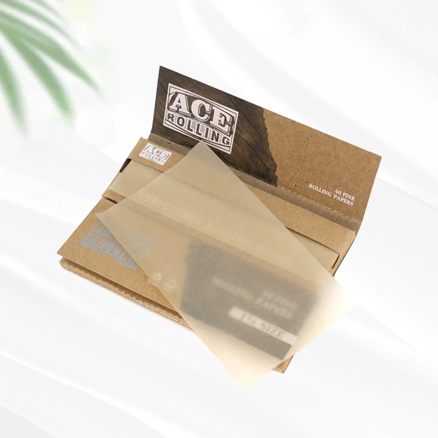 Food-Grade Pink Wood Natural Medium Size 1 1/4 Roller Paper