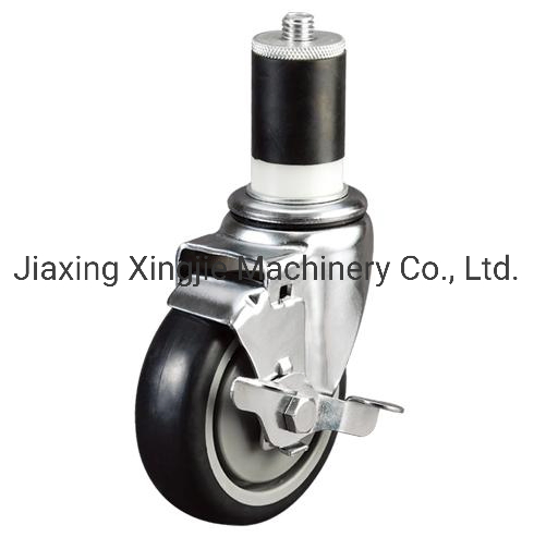3inch Industrial Expanding Adapter Stem Caster Medium Duty Caster Wheel