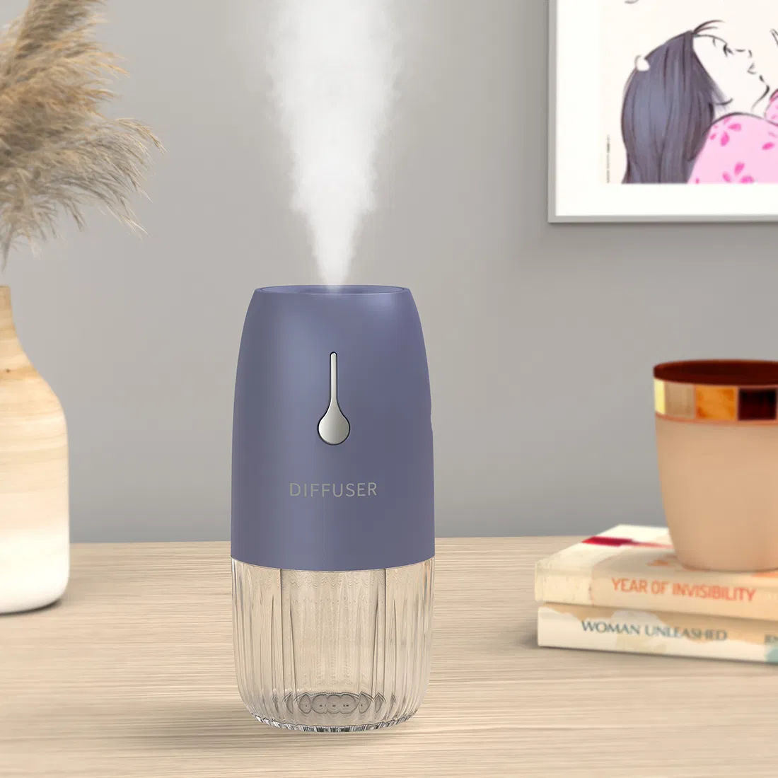 Ultrasonic Lasting Comfort Aromatherapy Essential Oil Diffuser Can Be Wall-Mounted for Home Living Room Yoga Room