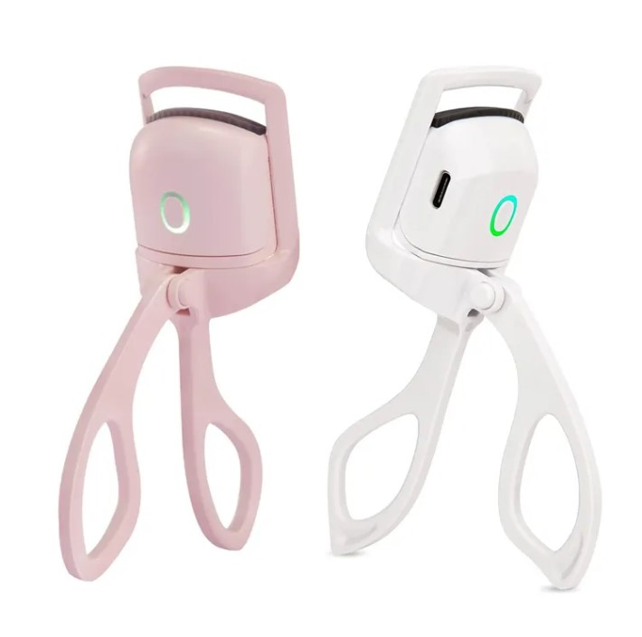 Heated Eyelash Curler Electric Eyelash Curlers USB Rechargeable Eye Lash Curler with Comb Heating Eye Lashes for Long Lasting