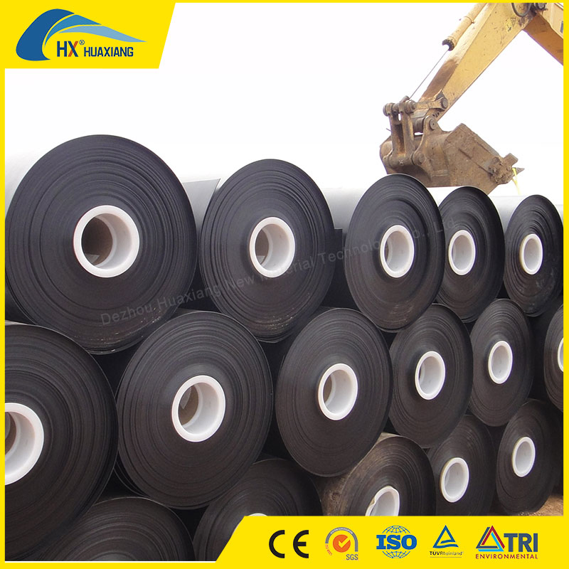 Heavy-Duty Black HDPE Geomembrane Roll 0.5mm Polyethylene Pond Liner for Fish