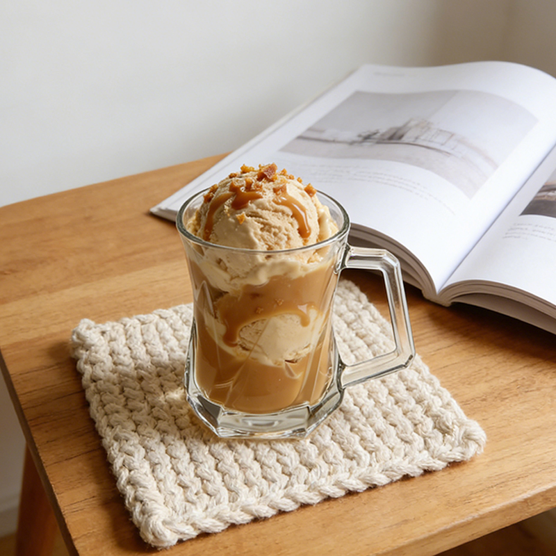 Wholesale 250 Ml Glass Cup Coffee Cup Beer Cup Tea Cup with Handle