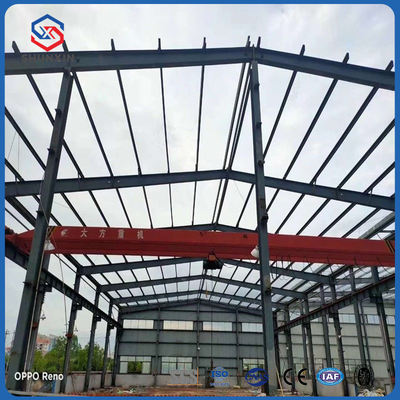 Prefab HDG Steel Frame Warehouse Workshop Steel Structure Building Shed