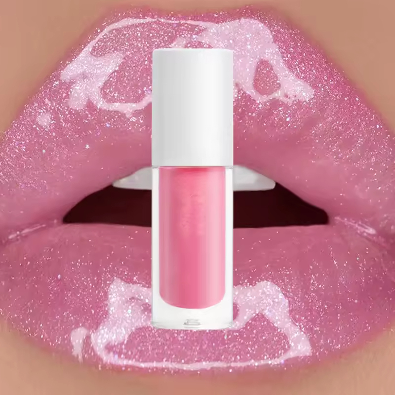 OEM Lip Clear Glossy Custom Private Label Nude Gloss Vegan Lip Gloss Vendor Pink Tinted Lip Oil Lip Glow Oil
