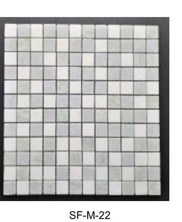 Natural White Marble  SF-M-100 Mosaic for Indoor Floor Wall Ceiling