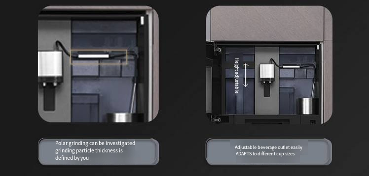 Programmable Built in Coffee Maker Screen Touch Panel Embedded Integrated Coffee Machine